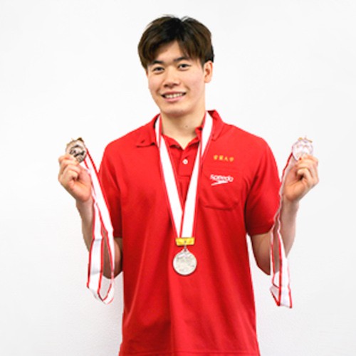 フィンスイミング 日本選手権大会 200ｍJビーフィン第2位 山田 健人様